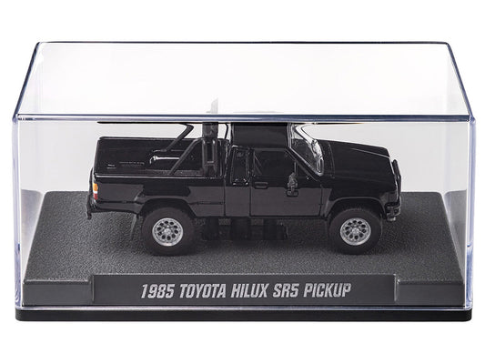 1985 Toyota Hilux SR5 Pickup Truck Black "Collection" Series 1/64 Diecast Model Car by Majorette