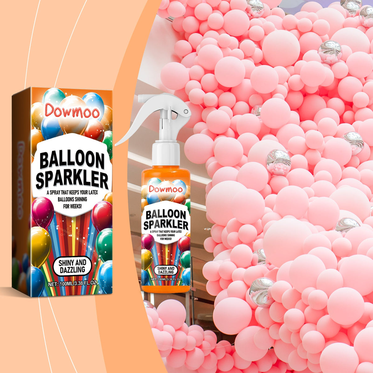 Emulsion Balloon Bright Spray 1 00ml 1box