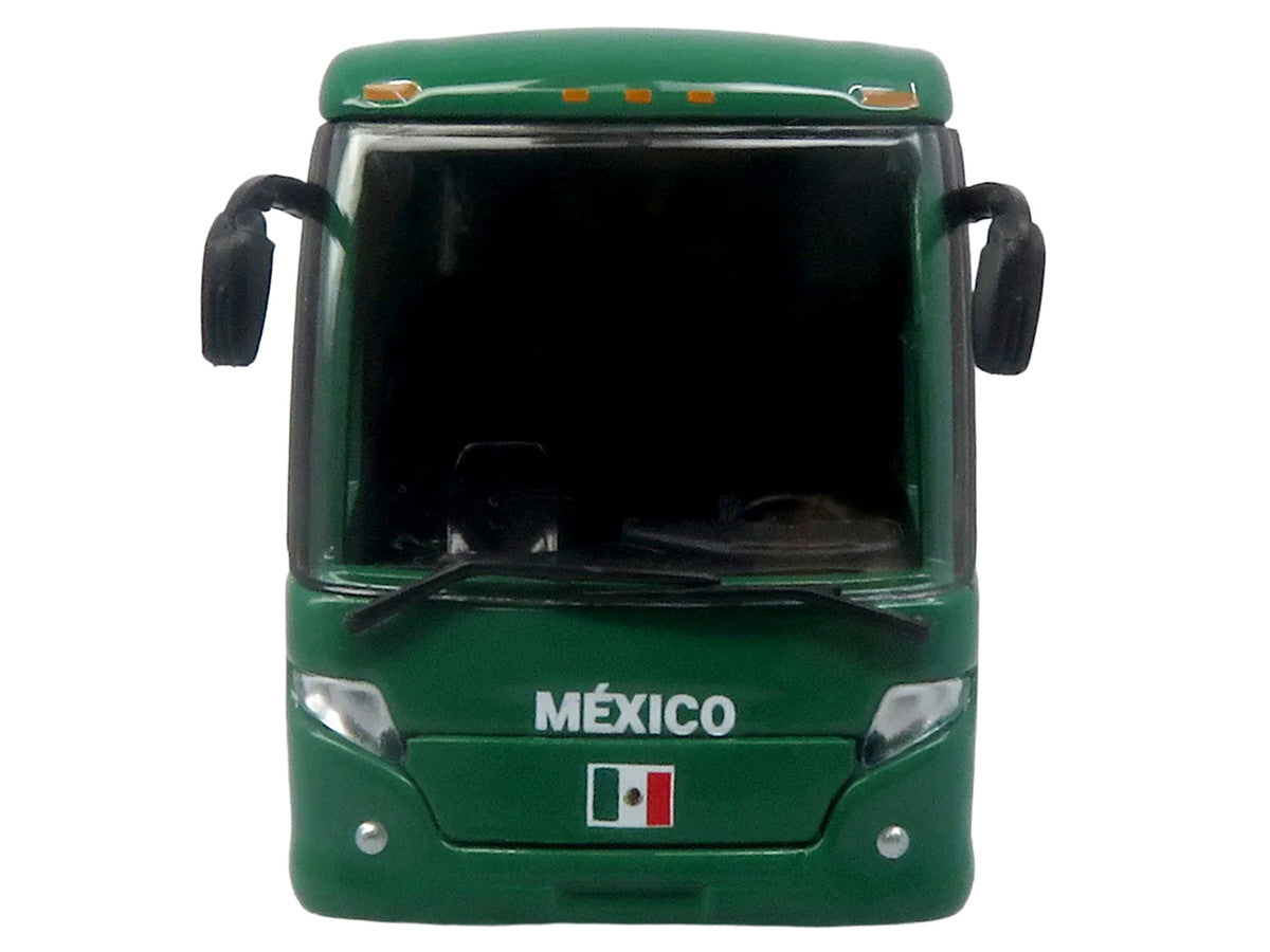 Scania Touring HD Coach Bus "Mexico National Football Team" Green with Graphics "International Federation of the Global Game" Series Limited Edition to 504 pieces Worldwide 1/87 (HO) Diecast Model by Iconic Replicas