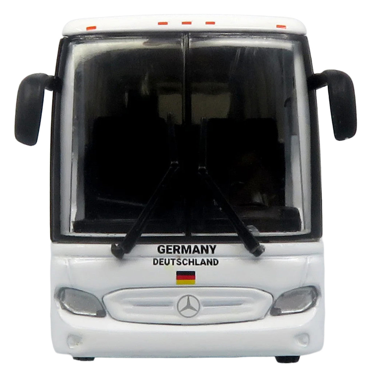 Daimler Tourrider Coach Bus "Germany National Football Team" White with Graphics "International Federation of the Global Game" Series Limited Edition to 504 pieces Worldwide 1/87 (HO) Diecast Model by Iconic Replicas