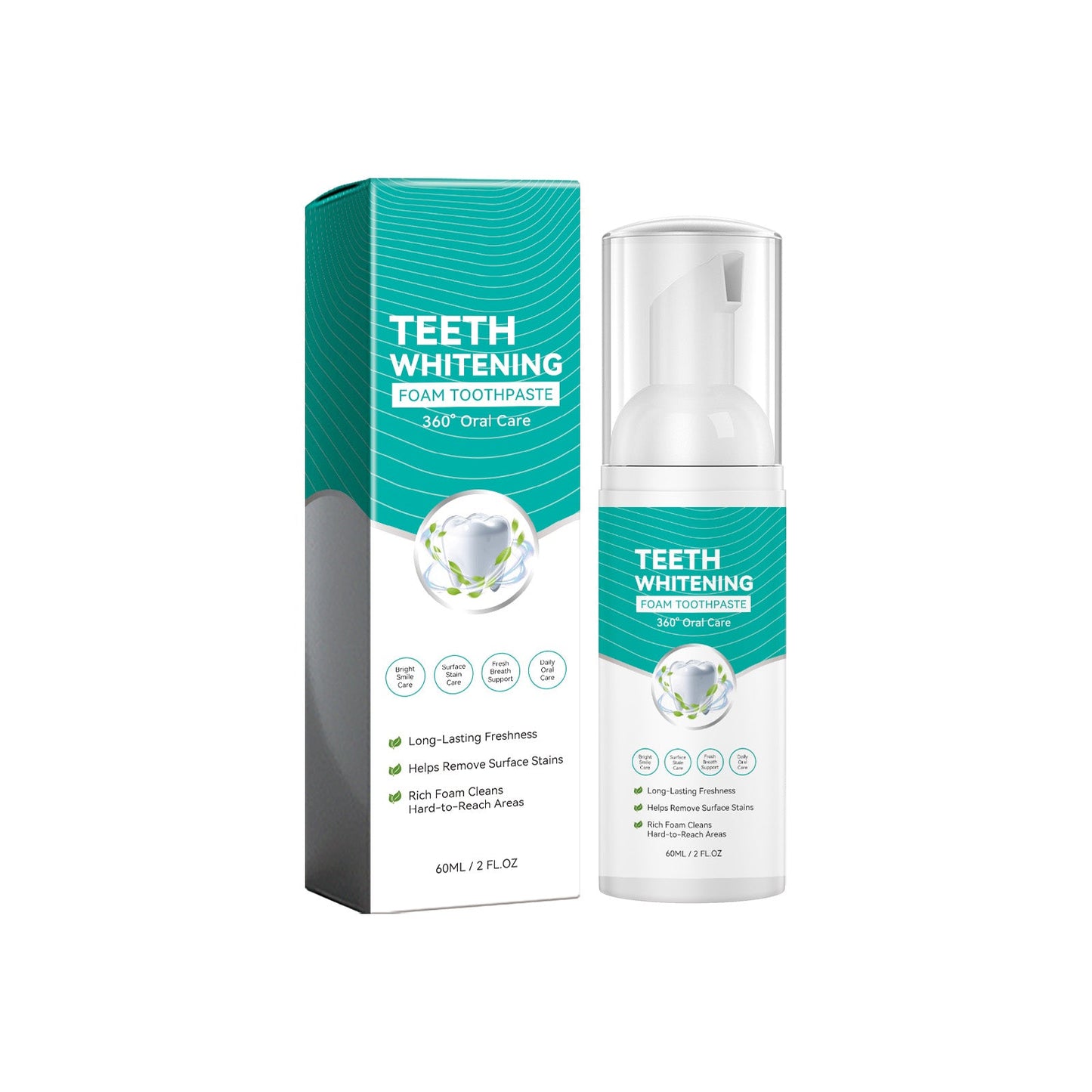 Whitening Foam Toothpaste 60ml  1box