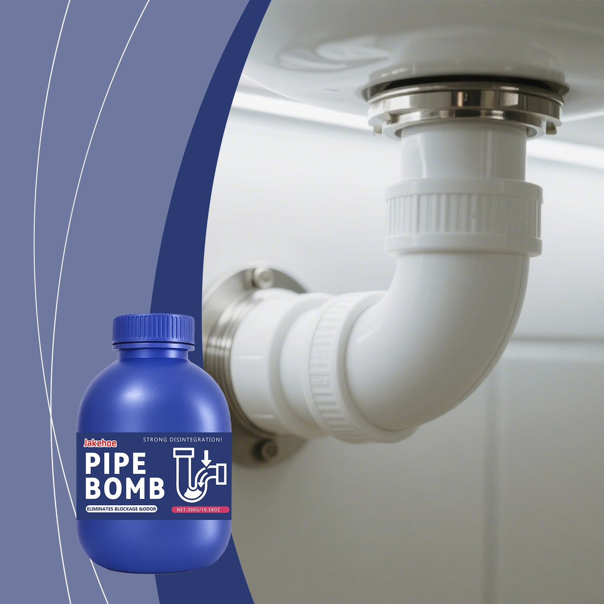 Drainage Pipe Cleaner 300g-bottle