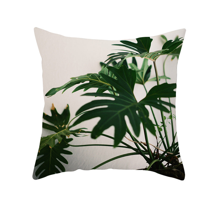 Tropical Plants Pillowcase Decor