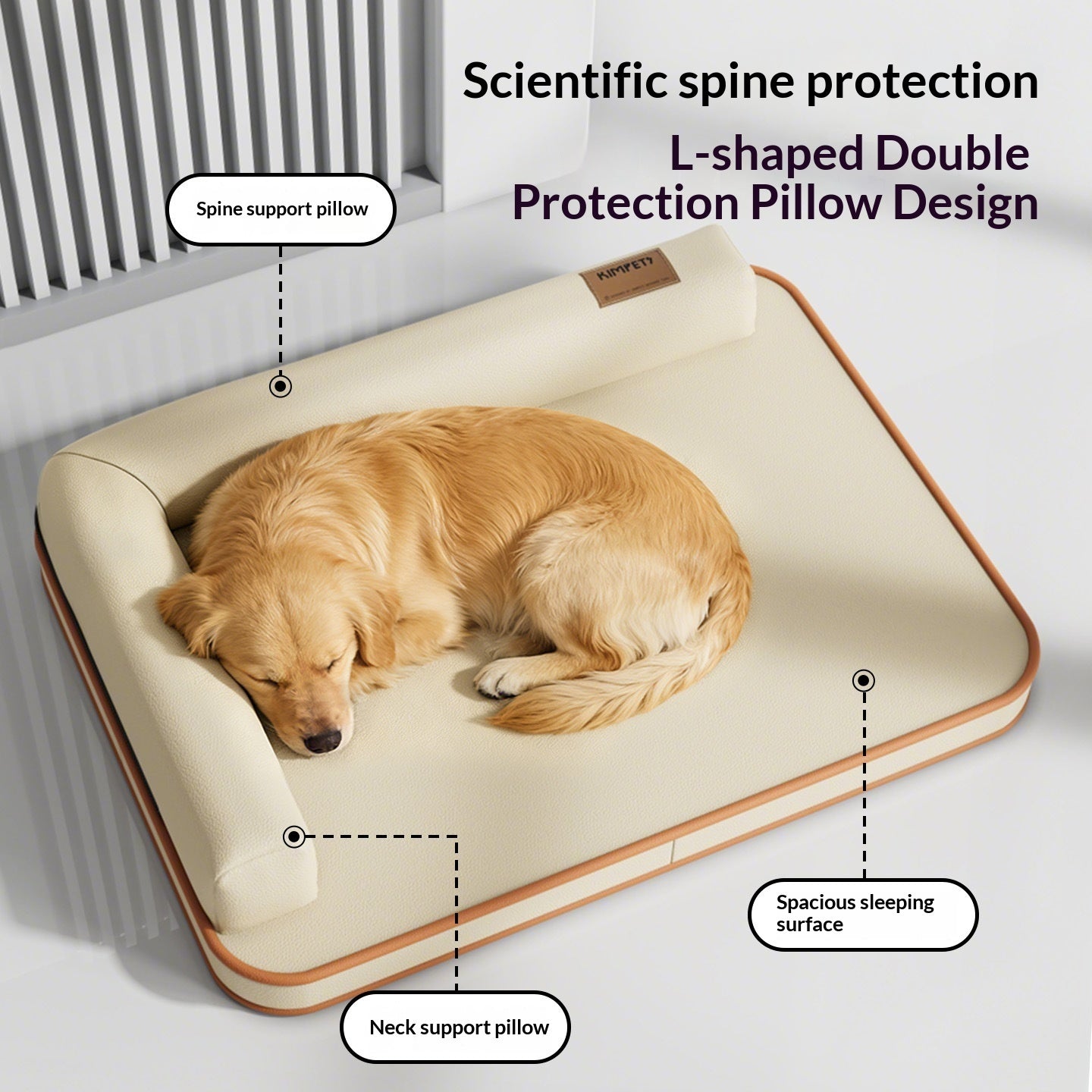 All-season Dog Bed For Medium And Large Breeds
