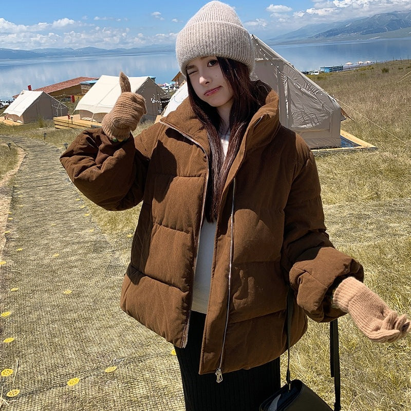 Loose Thick Small Coat Korean Style Fashion Student Cotton-padded Coat