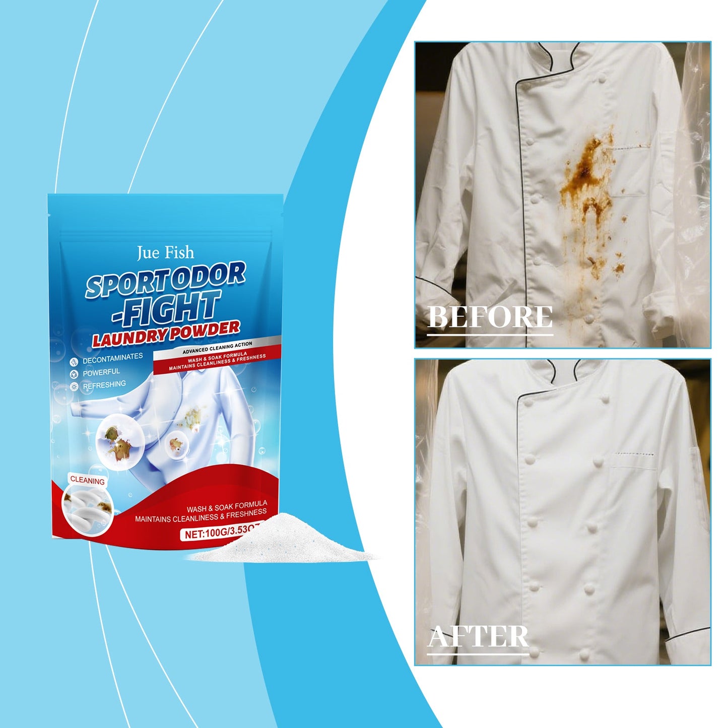 Clothing Cleaning Powder 1 0 0g1bag
