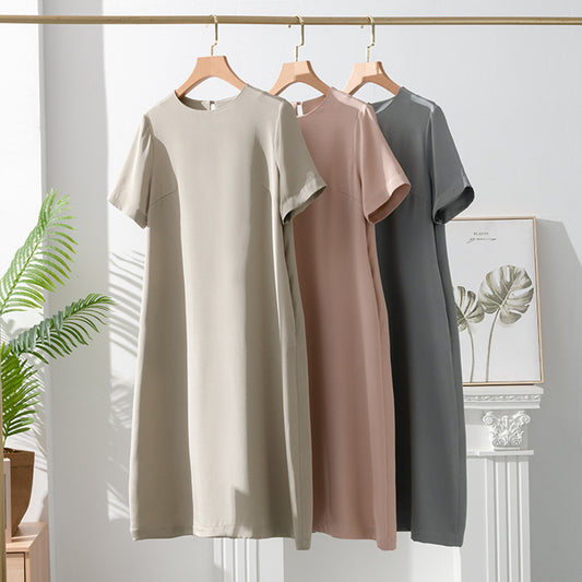 Women's Simple And Creative Silk Dress