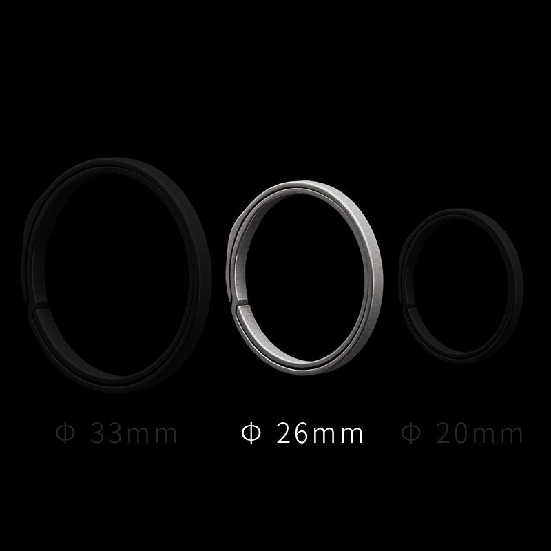 Titanium Alloy Keychain Fashionable Men's Pendant