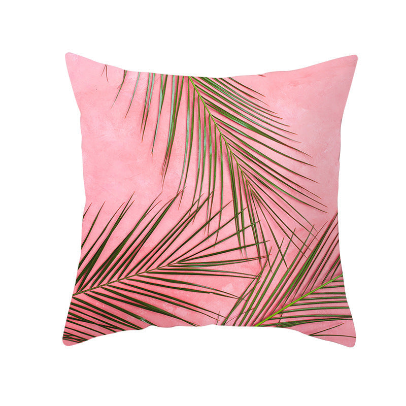 Tropical Plants Pillowcase Decor