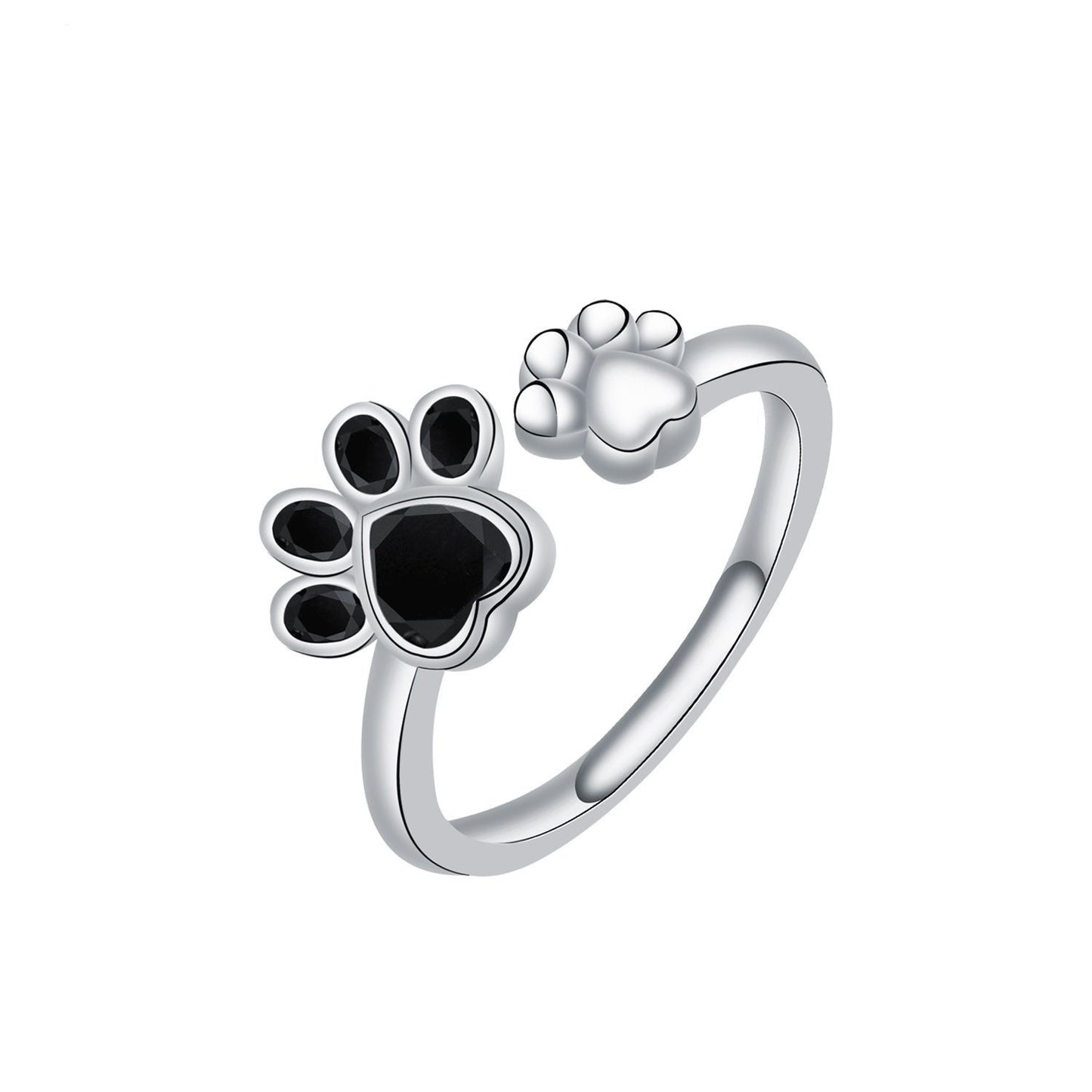 Women's Adjustable Creative Cute Kitten's Paw Ring