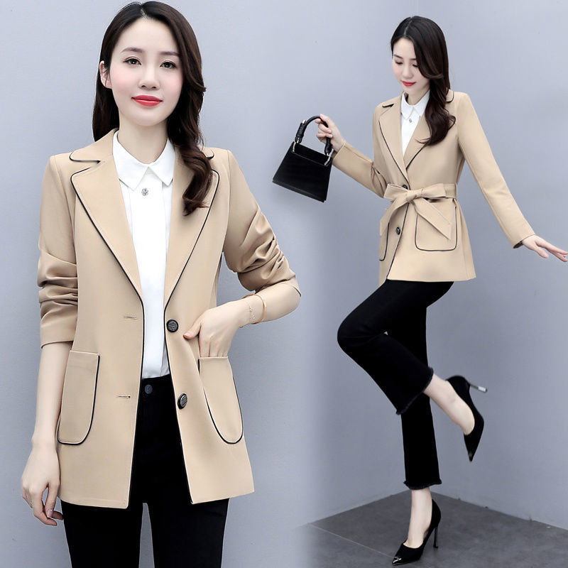 Slim High-End Versatile Spring Jacket for Girls