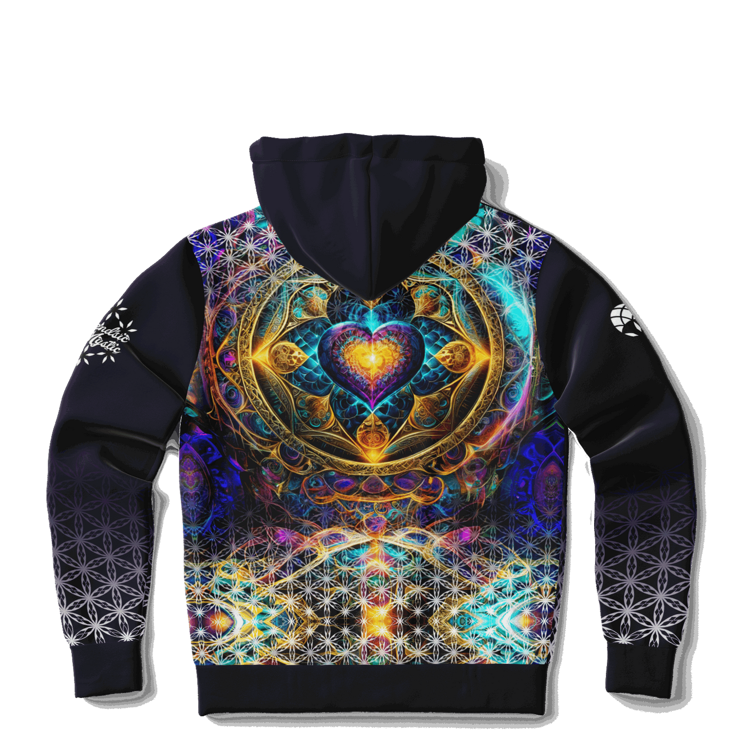 Mystic Euphony | Sacred Heart Zip-Up Hoodie