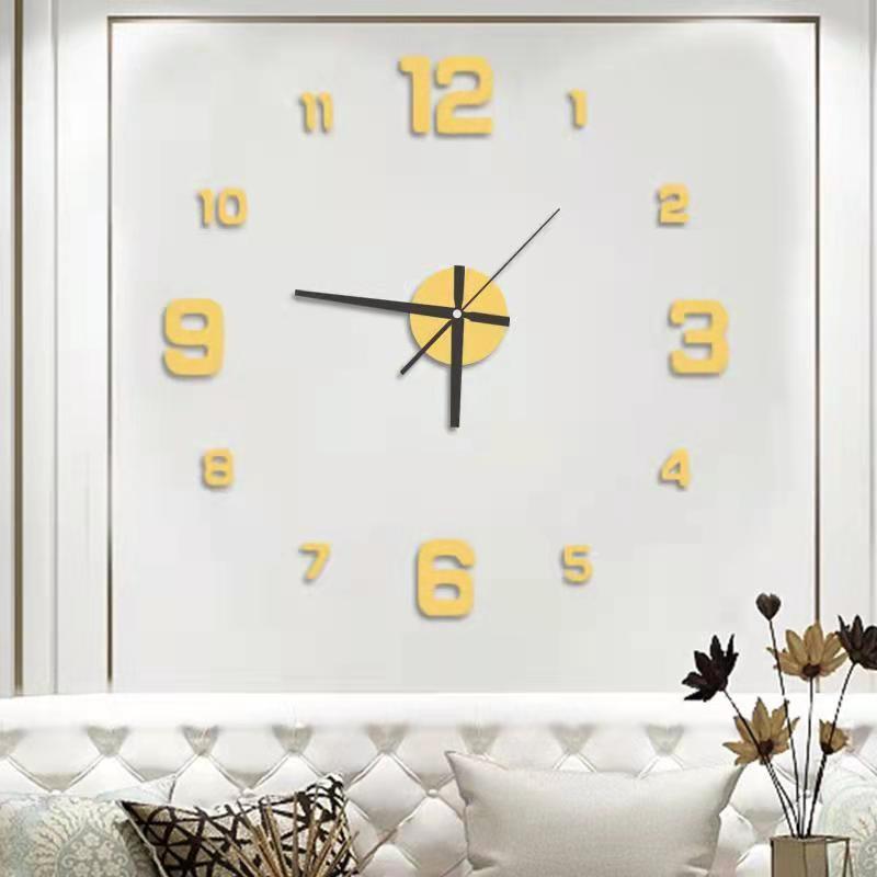 Luminous Creative Simple Wall Hanging Punch-free Clock