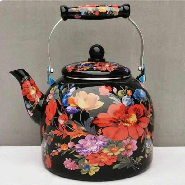 Enamel Large Water Kettle Milk Tea Pot