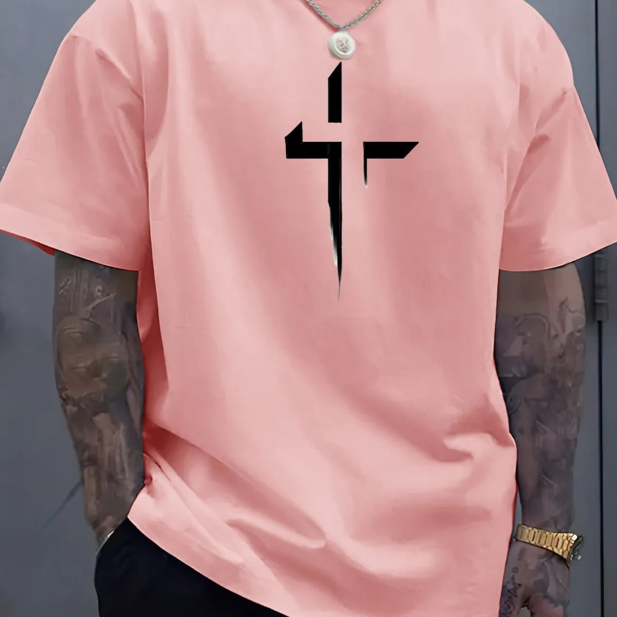 Men's Printed Casual T-shirt – Street Style
