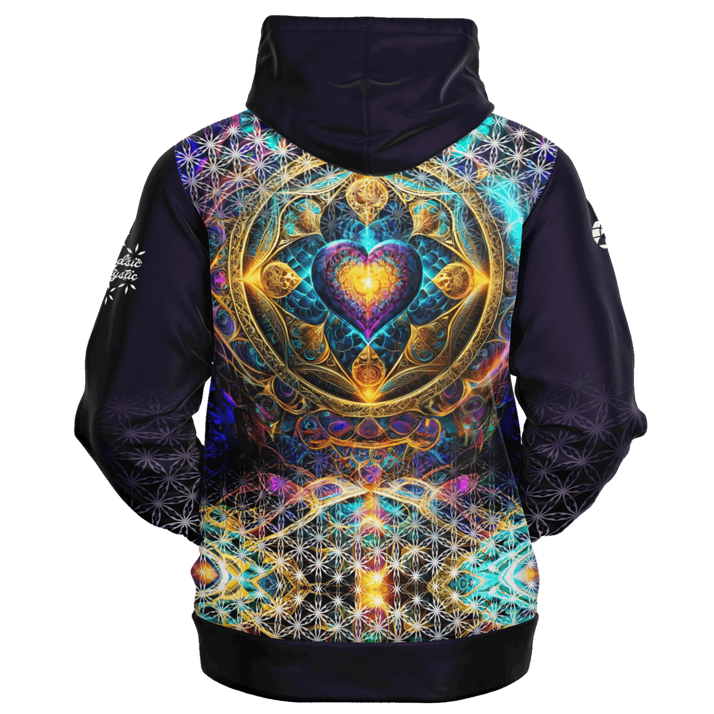 Mystic Euphony | Sacred Heart Zip-Up Hoodie
