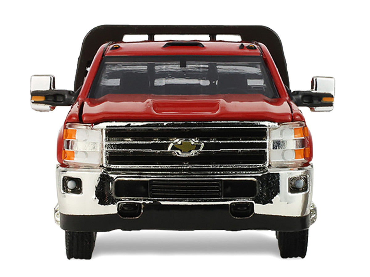 2016 Chevrolet Silverado 3500HD Dually Flatbed Truck "Hobby Shop Auto Mechanic" Red with Tool Cabinet "The Hobby Shop" Series 17 1/64 Diecast Model Car by Greenlight