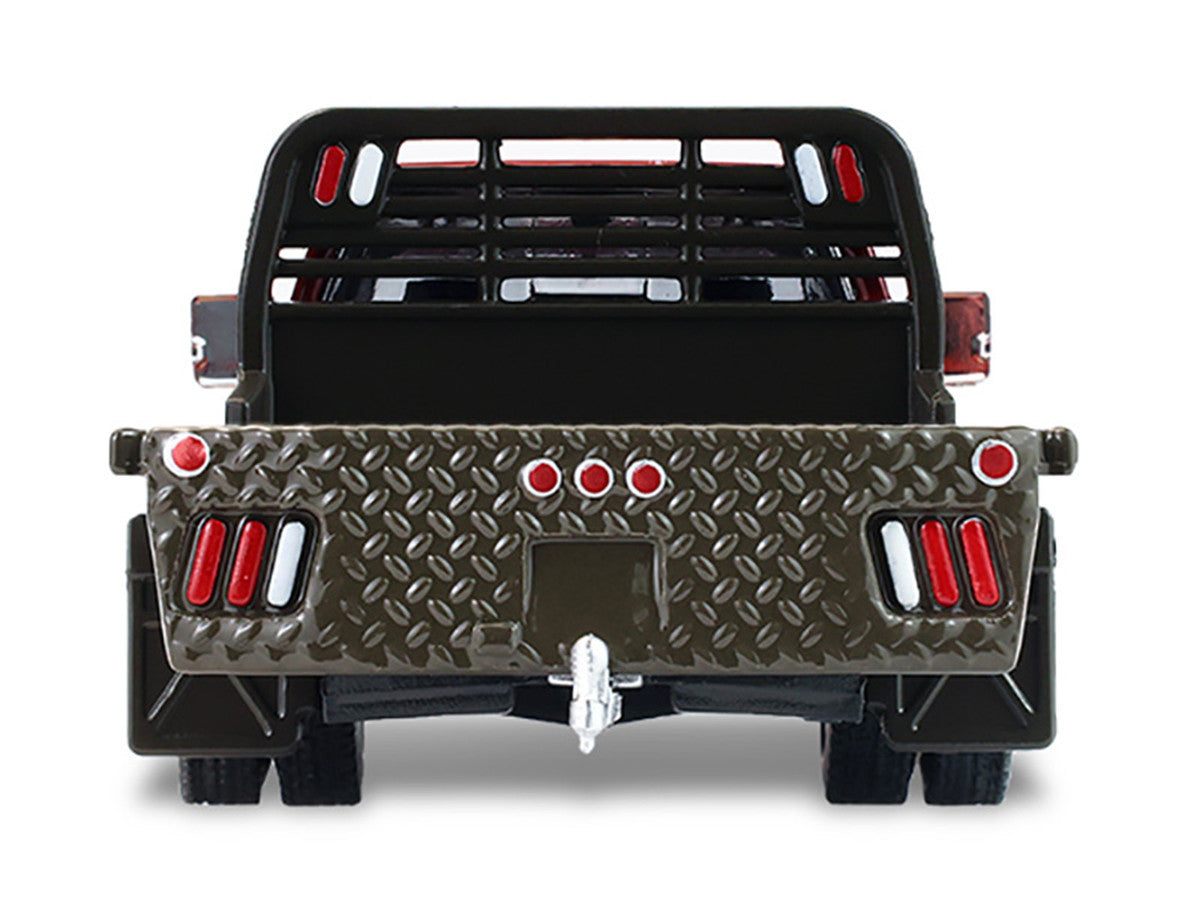 2016 Chevrolet Silverado 3500HD Dually Flatbed Truck "Hobby Shop Auto Mechanic" Red with Tool Cabinet "The Hobby Shop" Series 17 1/64 Diecast Model Car by Greenlight