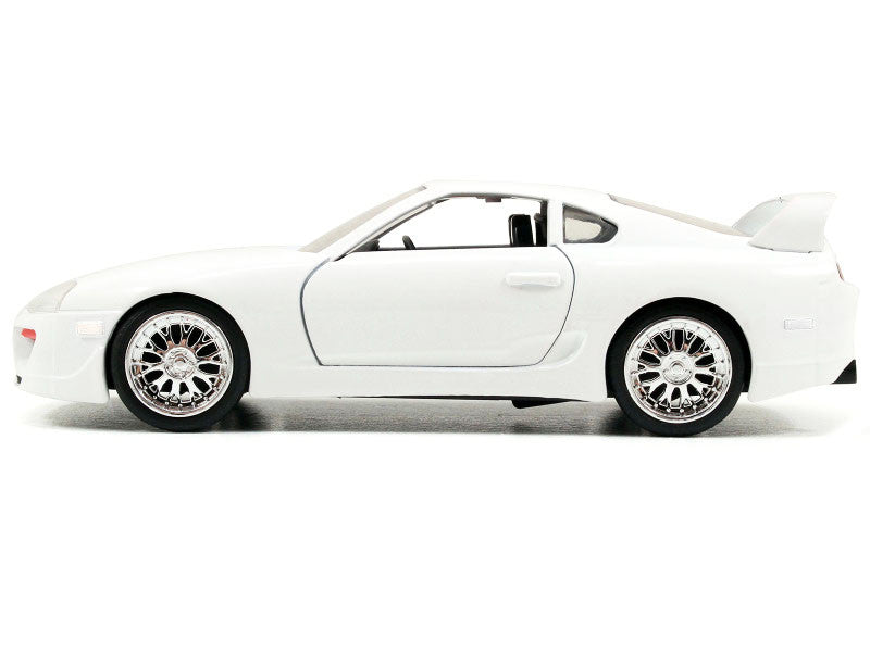 Brian's Toyota Supra White "Fast & Furious 7" (2015) Movie "25 Years of Fast & Furious" Series 1/32 Diecast Model Car by Jada