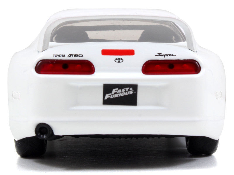Brian's Toyota Supra White "Fast & Furious 7" (2015) Movie "25 Years of Fast & Furious" Series 1/32 Diecast Model Car by Jada