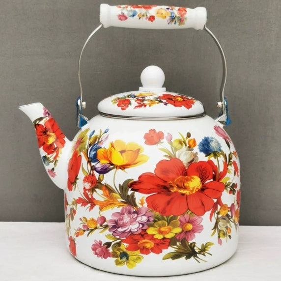 Enamel Large Water Kettle Milk Tea Pot