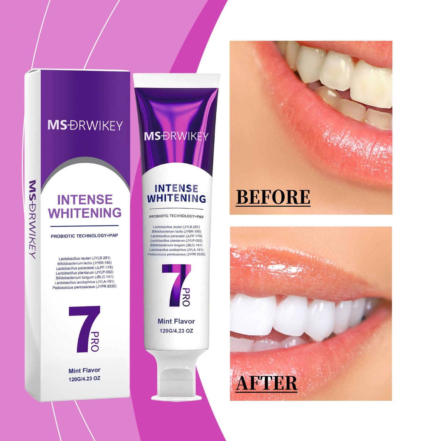 Deep Whitening Toothpaste 120g  1box