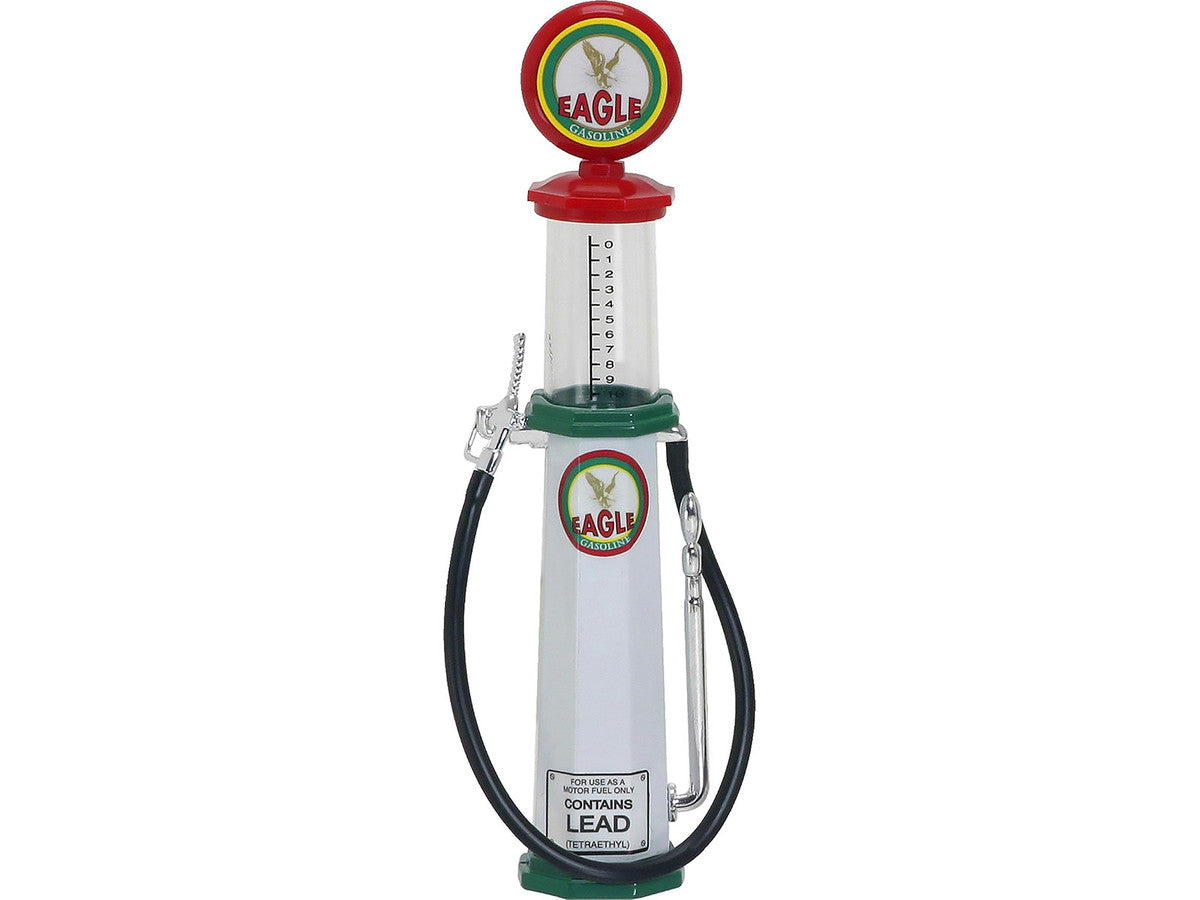 Eagle Gasoline Vintage Gas Pump Cylinder 1/18 Diecast Replica by Road Signature