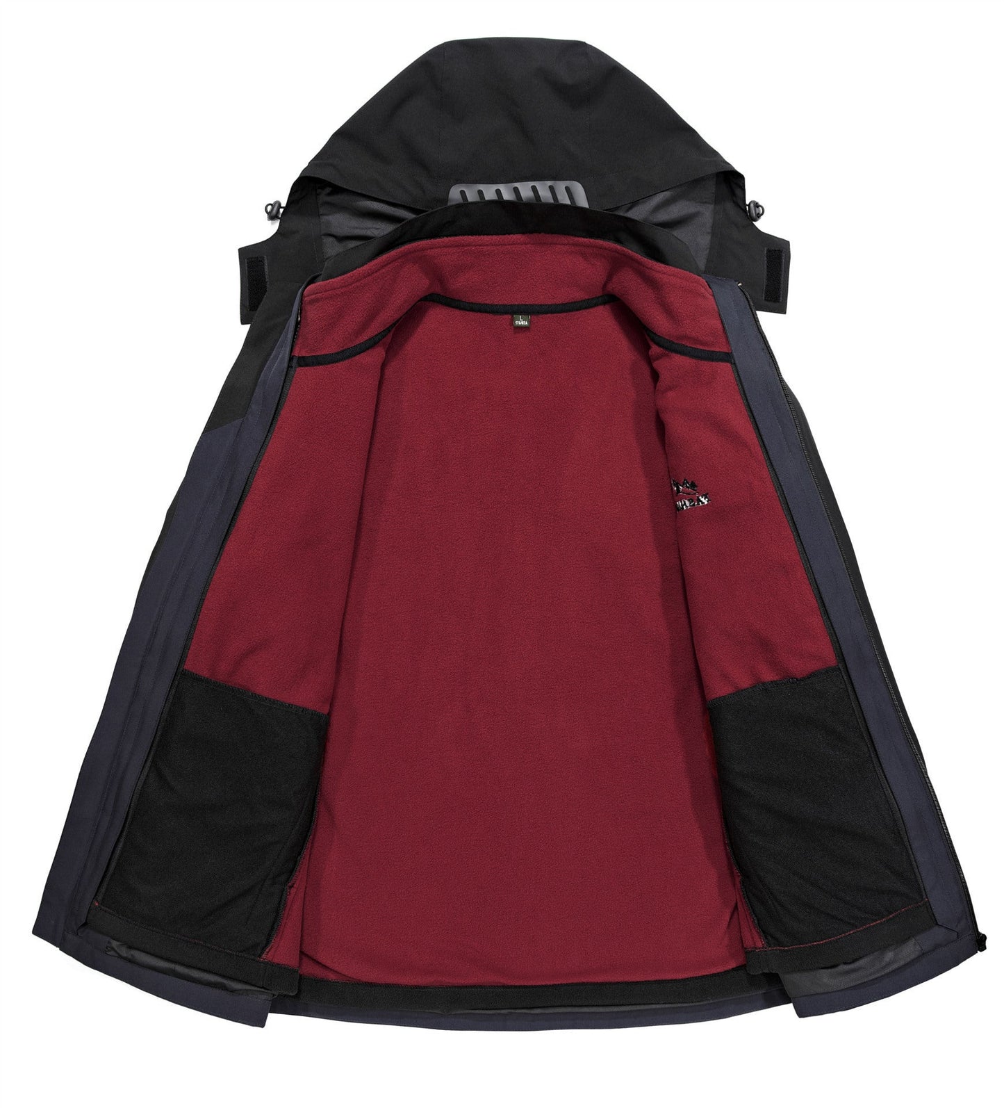 Men's 3-in-1 Outdoor Jacket Set with Windproof Design