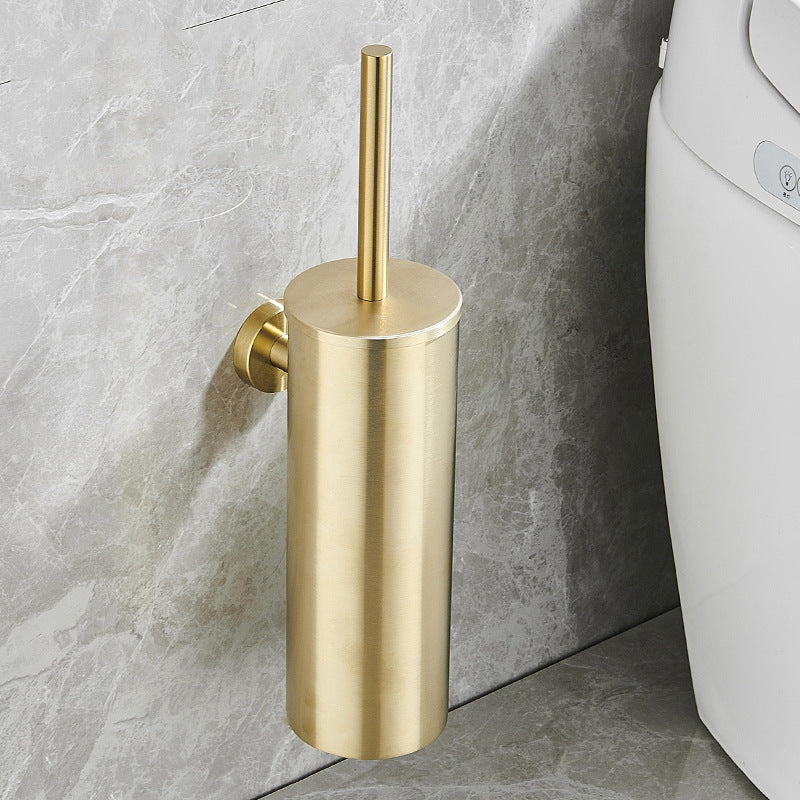 Stainless Steel Floor Toilet Brush Toilet Cleaning Brush Suit