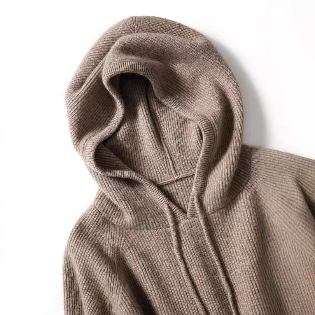 Autumn And Winter Thickening Knitted Hat Loose Sweater