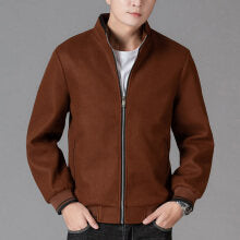 Autumn Clothing Coat Men's Woolen Fleece Jacket Top