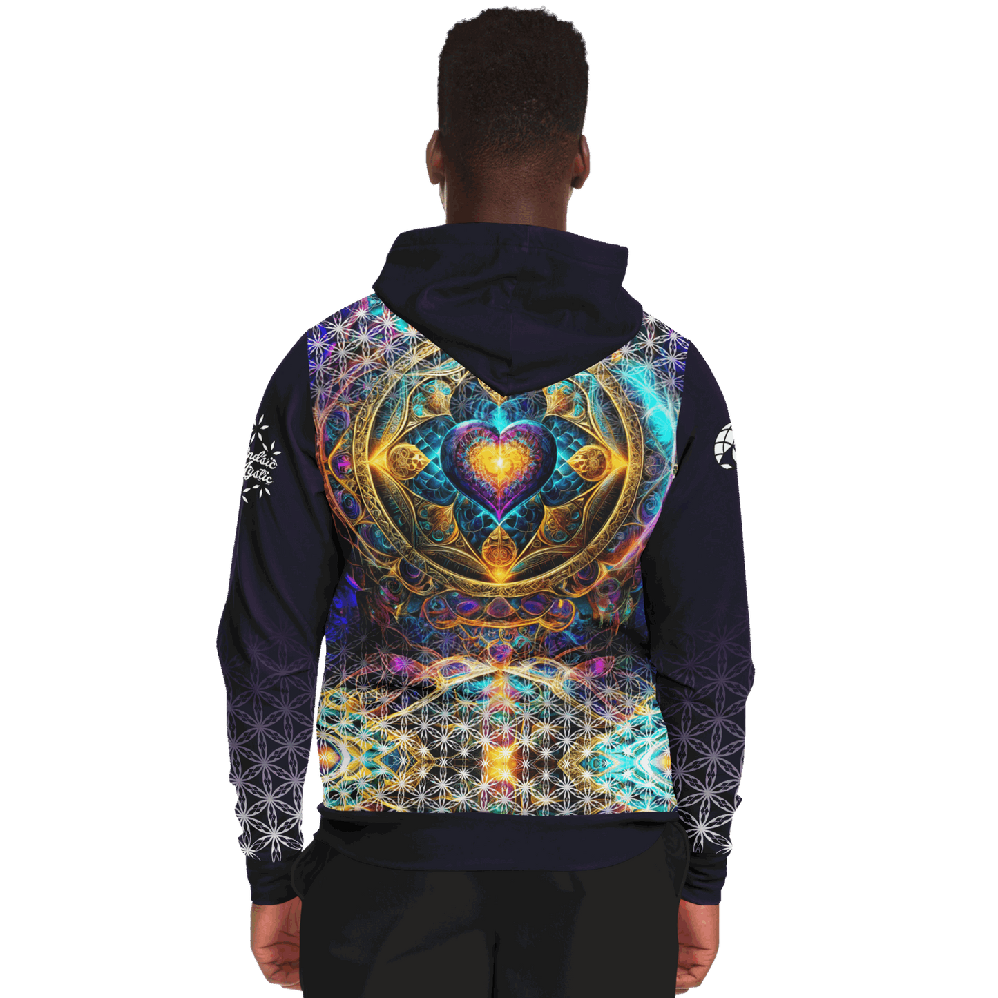 Mystic Euphony | Sacred Heart Zip-Up Hoodie