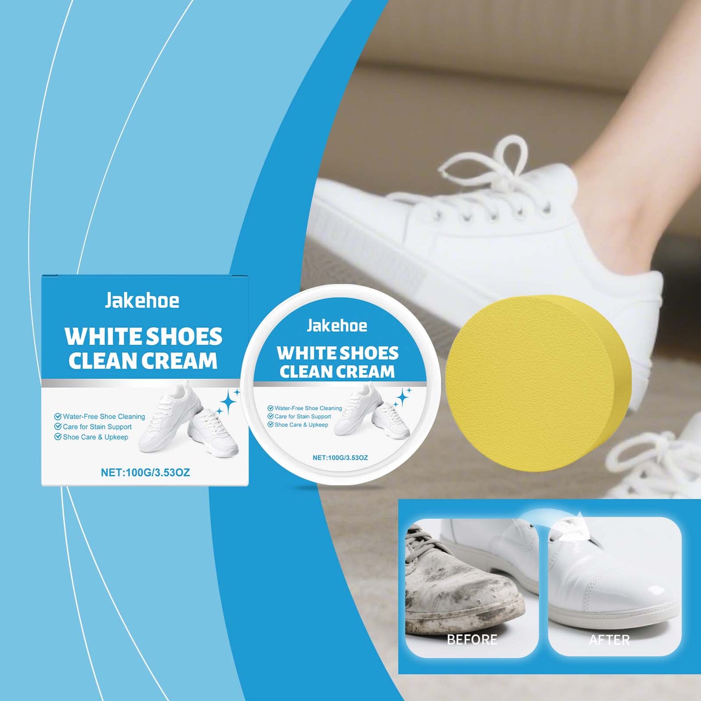 White Shoe Cleaning Cream