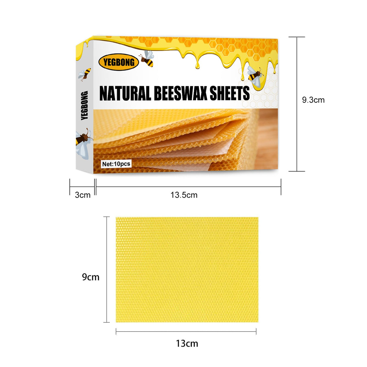 Beeswax Excellent Deep Nest Honey Base Tablets 10pcs-1box