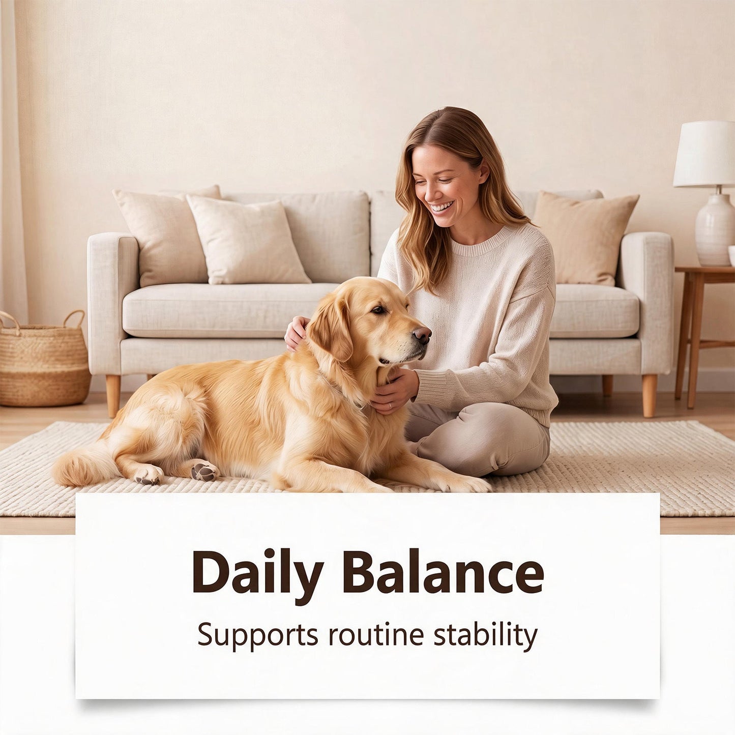 Kriath Dog Calming Chewable Tablets, Universal For Puppies And Adult Dogs, Daily Emotional Soothing And Nutritional Supplement Tablets For Pets