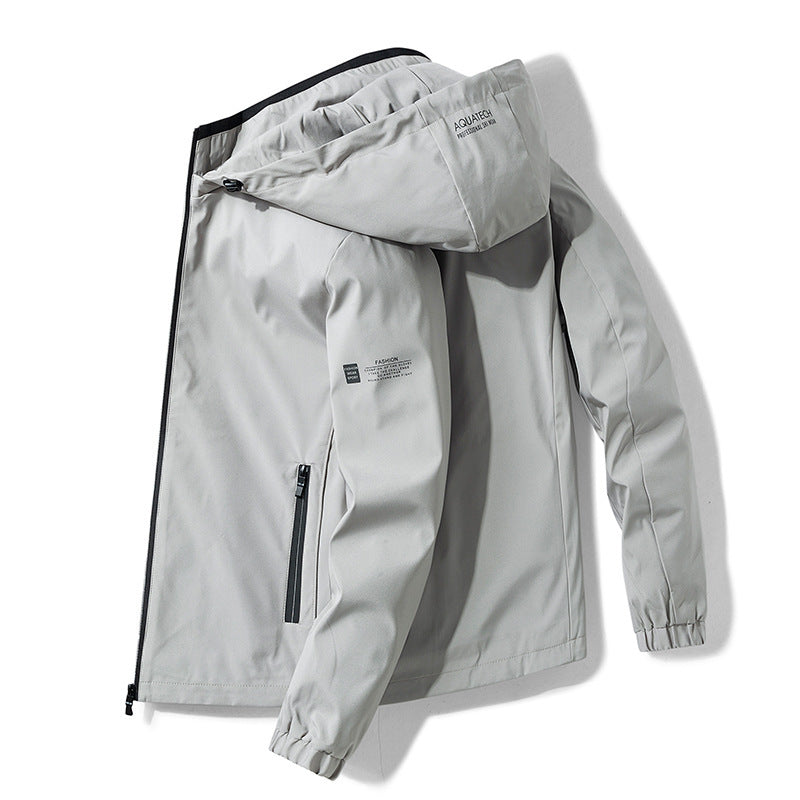 Youth Handsome Fleece-lined Thick Jacket Men