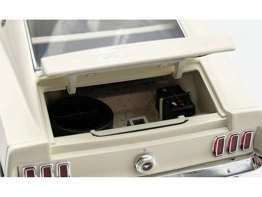 1969 Ford Mustang BOSS 429 "KK1201 Prototype - Unrestored Barn Find" White with Black Hood Limited Edition to 360 pieces Worldwide 1/18 Diecast Model Car by ACME