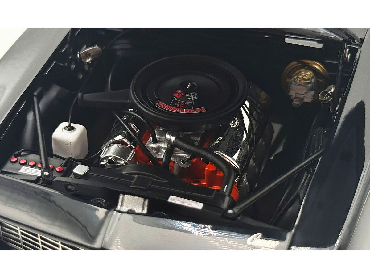 1969 Chevrolet COPO Camaro Tuxedo Black with Yellow Interior Limited Edition to 402 pieces Worldwide 1/18 Diecast Model Car by ACME