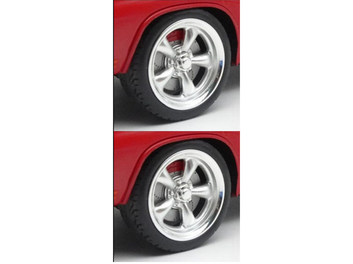 "Torque Thrust" Wheel and Tire Set of 4 pieces from "1967 Chevrolet C-10 Custom Pickup Truck" for 1/18 Scale Models by ACME