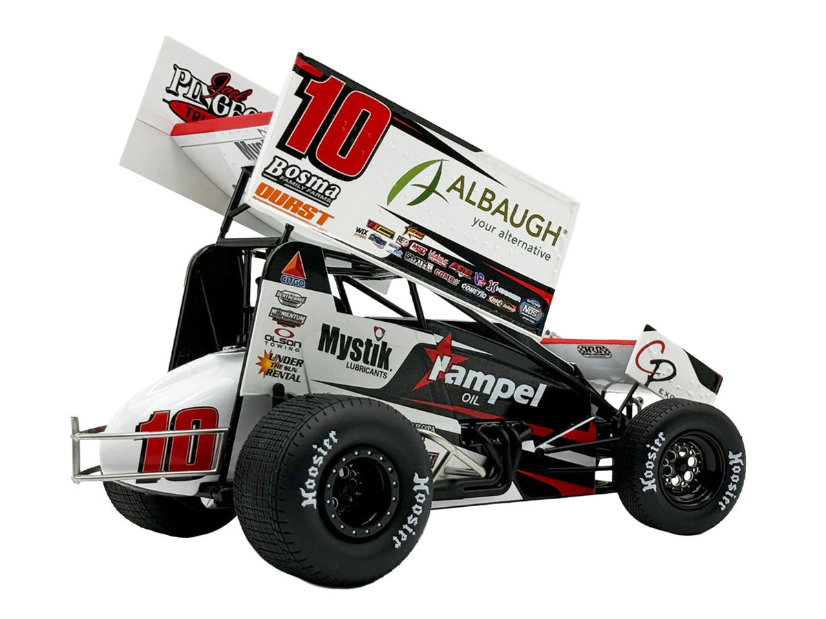 Winged Sprint Car #10 Ryan Timms "Liebig Motorsports - Hampel Oil" (2026) 1/18 Diecast Model Car by ACME