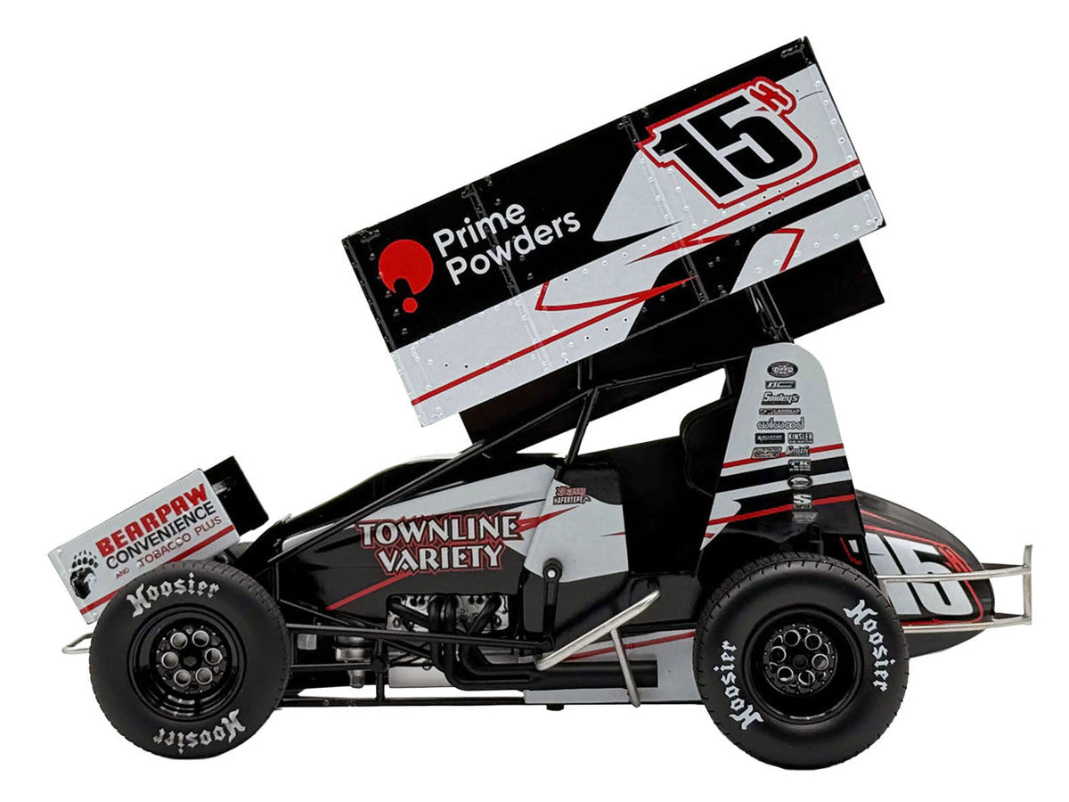 Winged Sprint Car #15H Sam Hafertepe "Townline Variety - Prime Powders" (2026) 1/18 Diecast Model Car by ACME