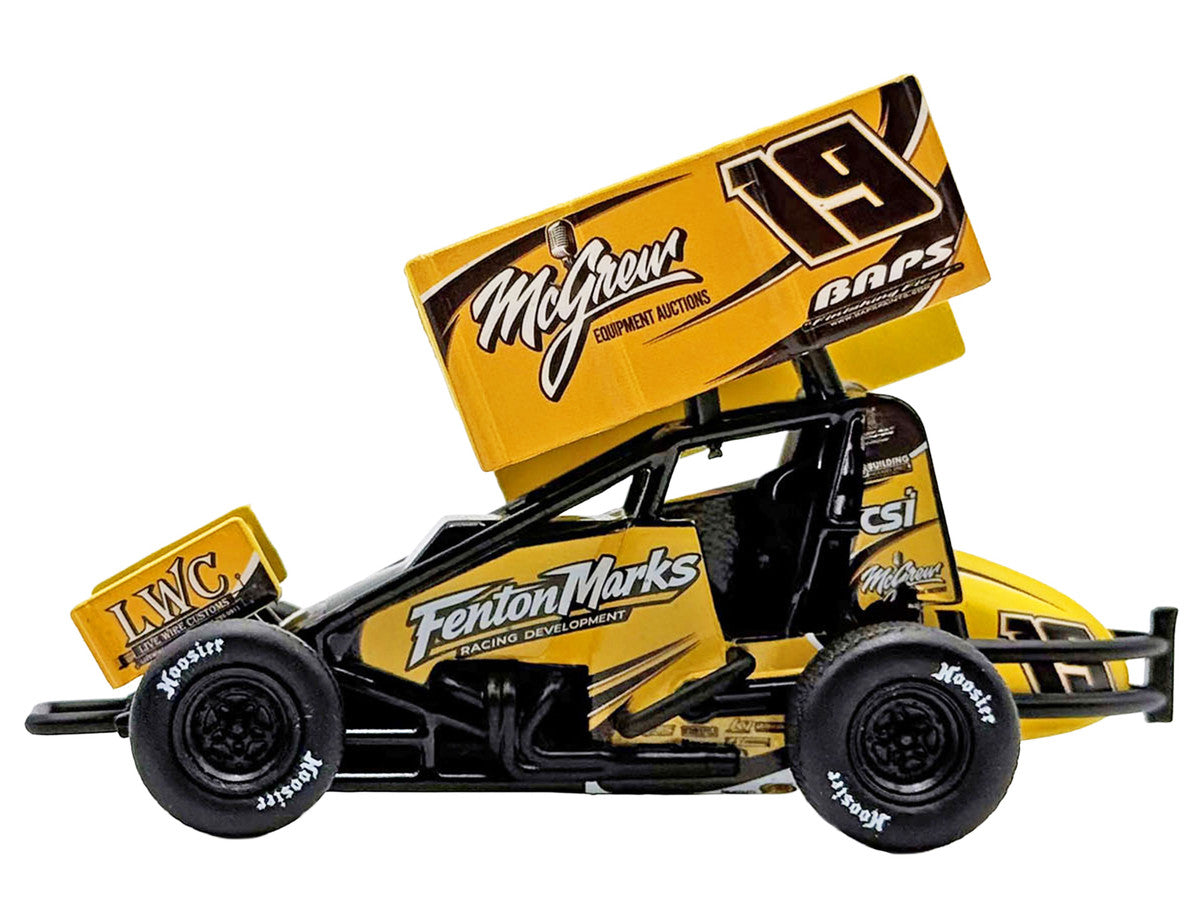 Winged Sprint Car #19 Brent Marks "Fenton Marks Racing" (2026) 1/50 Diecast Model Car by ACME