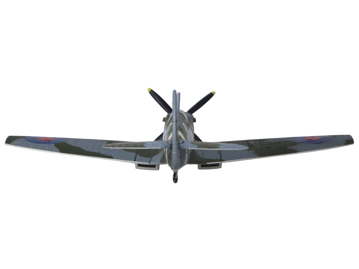 Supermarine Spitfire LF MK IXe Fighter Aircraft "TE565 10th (Czech) Fighter Squadron RAF Manston" Royal Air Force 1/72 Diecast Model Airplane by Oxford Diecast