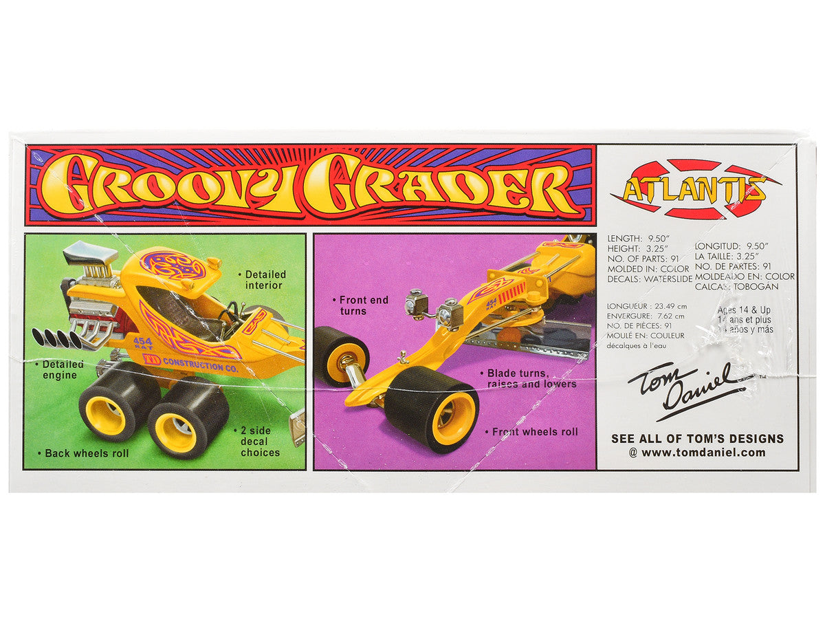 Skill 2 Model Kit Tom Daniel's Groovy Grader Dragster 1/24 Scale Model by Atlantis