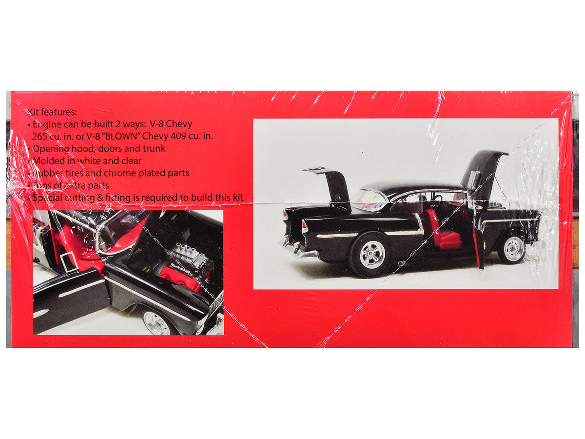 Skill 3 Model Kit 1955 Chevrolet Custom Street Rod "X-Parts Garage" 1/25 Scale Model by Atlantis