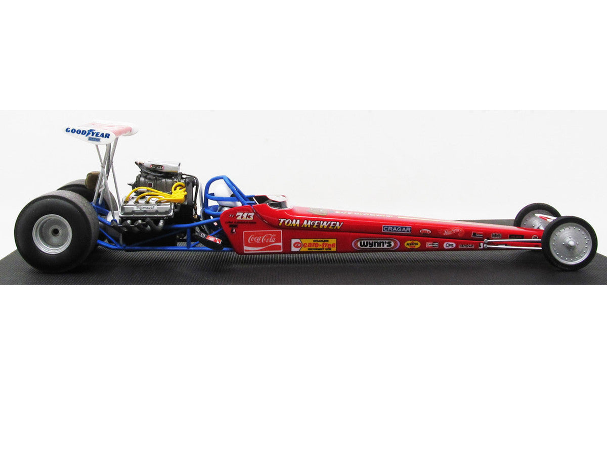 Skill 2 Model Kit Tom McEwen's "Mongoose" Rear Engine Dragster 1/24 Scale Model by Atlantis
