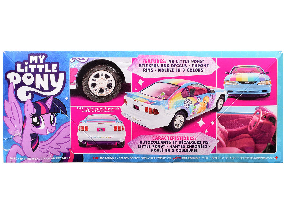 Skill 2 Model Kit 1996 Ford Mustang GT "My Little Pony" 1/25 Scale Model by AMT