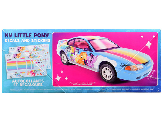 Skill 2 Model Kit 1996 Ford Mustang GT "My Little Pony" 1/25 Scale Model by AMT