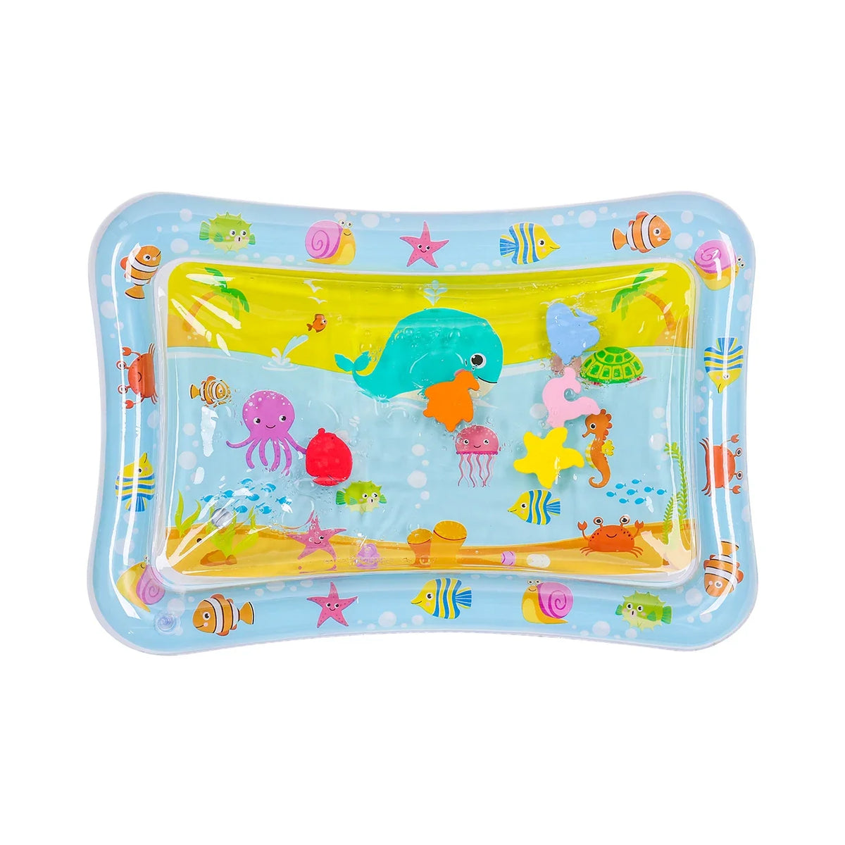 1PC Pet Water Play Mat Interactive Cat Toy Inflatable Sensory Splash Mat for Cats Dogs Indoor Enrichment Exercise Training Toy