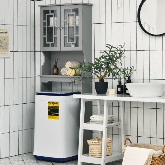 Bathroom Spacesaver Over the Toilet Door Storage Cabinet